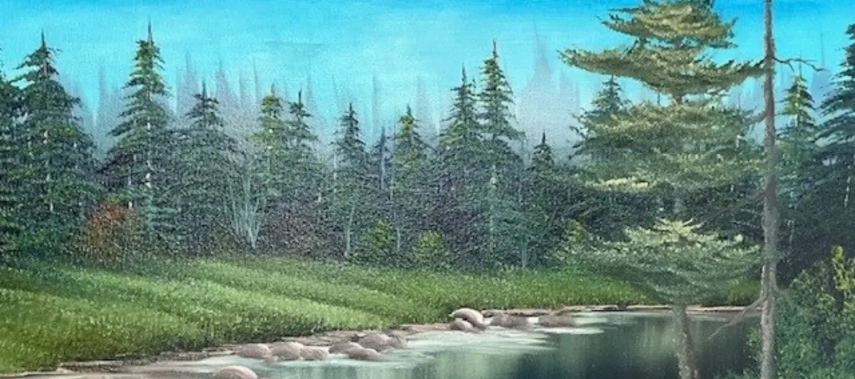 Bob Ross Painting Class: Around the Bend