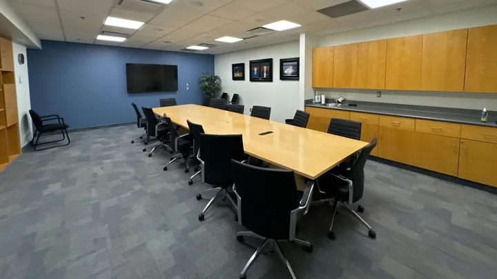 MacBain Community Centre boardroom. Rental setup and included equipment depend on the booking.