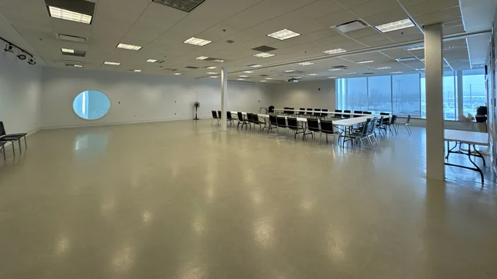 MacBain Community Centre multipurpose rooms D and E. Rental setup and included equipment depend on the booking.
