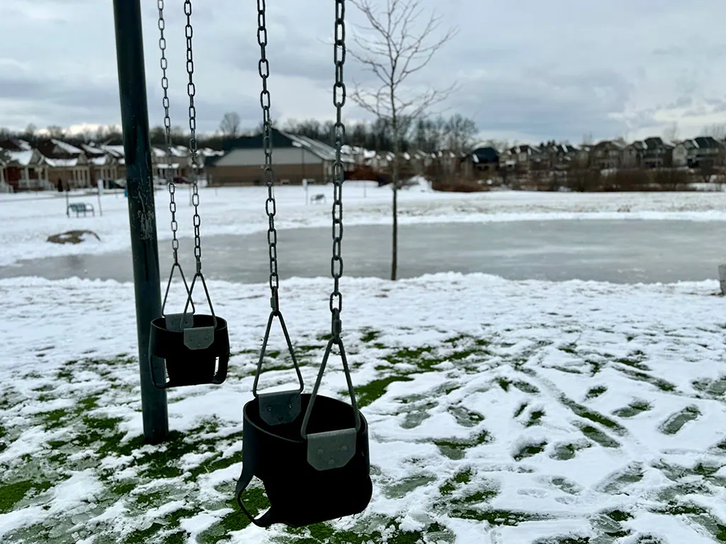 Ground-level view of Chippawa West Park