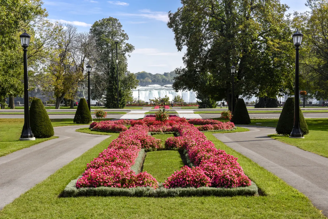Ground-level view of Queen Victoria Park